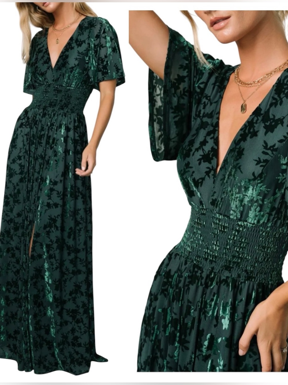 Baltic Born Veronica Velvet Maxi Dress